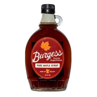 Family Sugarhouse Maple Syrup Jar 8 oz | Burgess