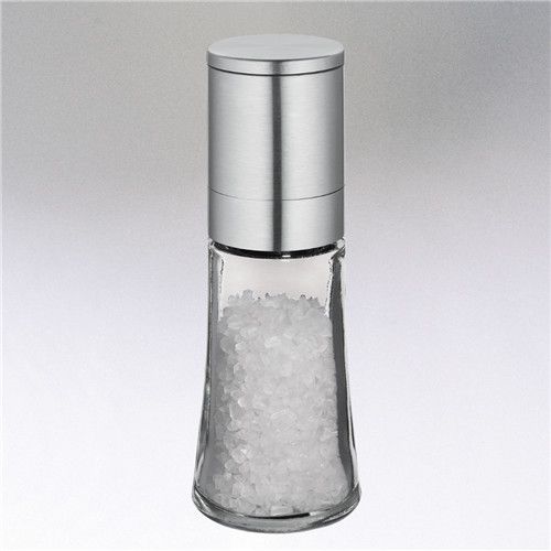 &quot;Bari&quot; Spice Mill, Salt, SS, 5.5&quot; H x 2&quot; dia.