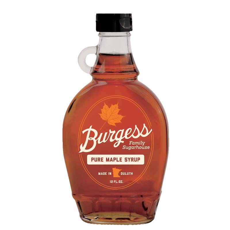 Burgess Family Sugarhouse Maple Syrup Sample Jar 1.7 oz