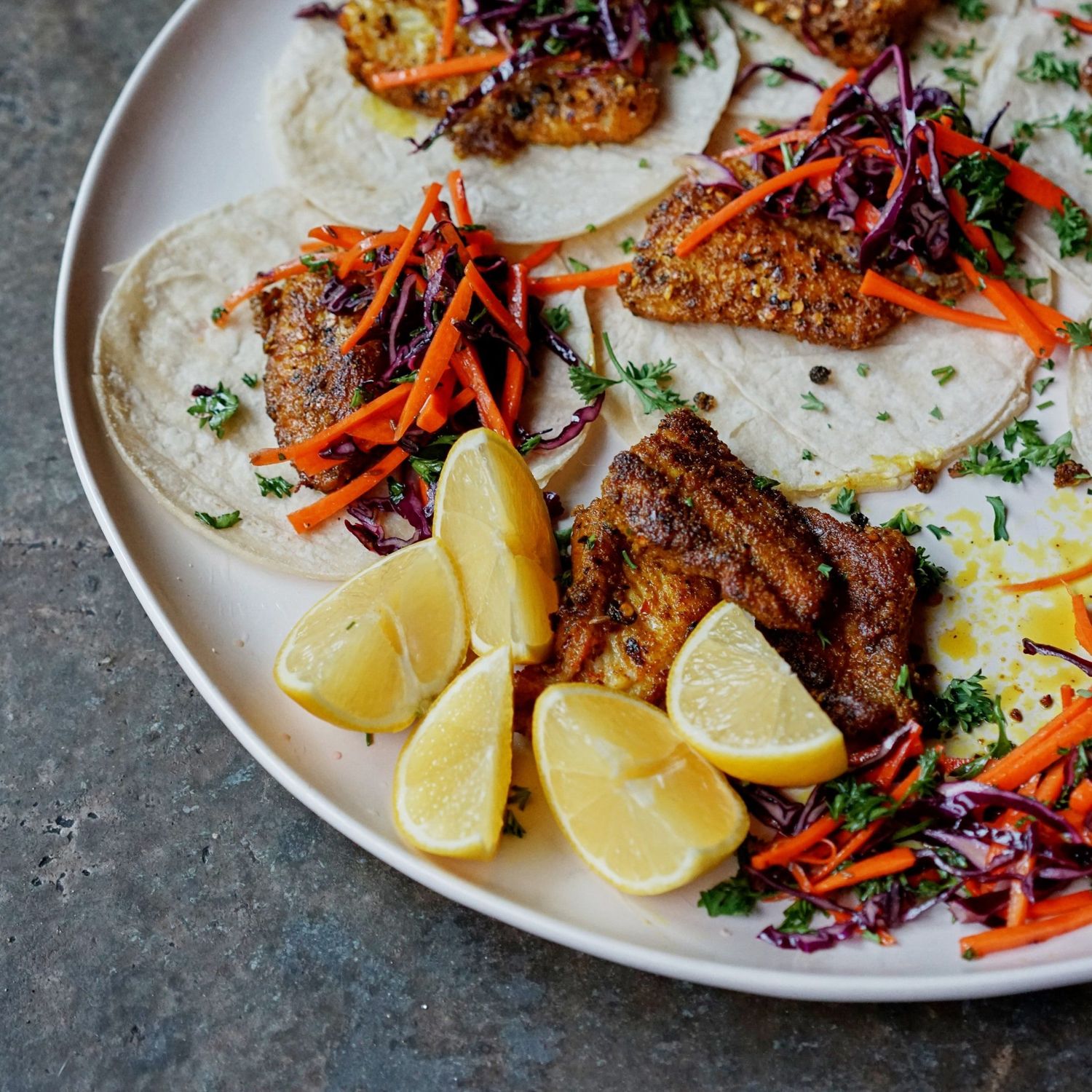 Seven-Spice Catfish Tacos