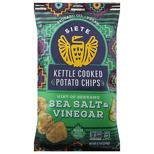 Serrano Sea Salt &amp; Vinegar Kettle Potato Chips- 1.5 oz bag