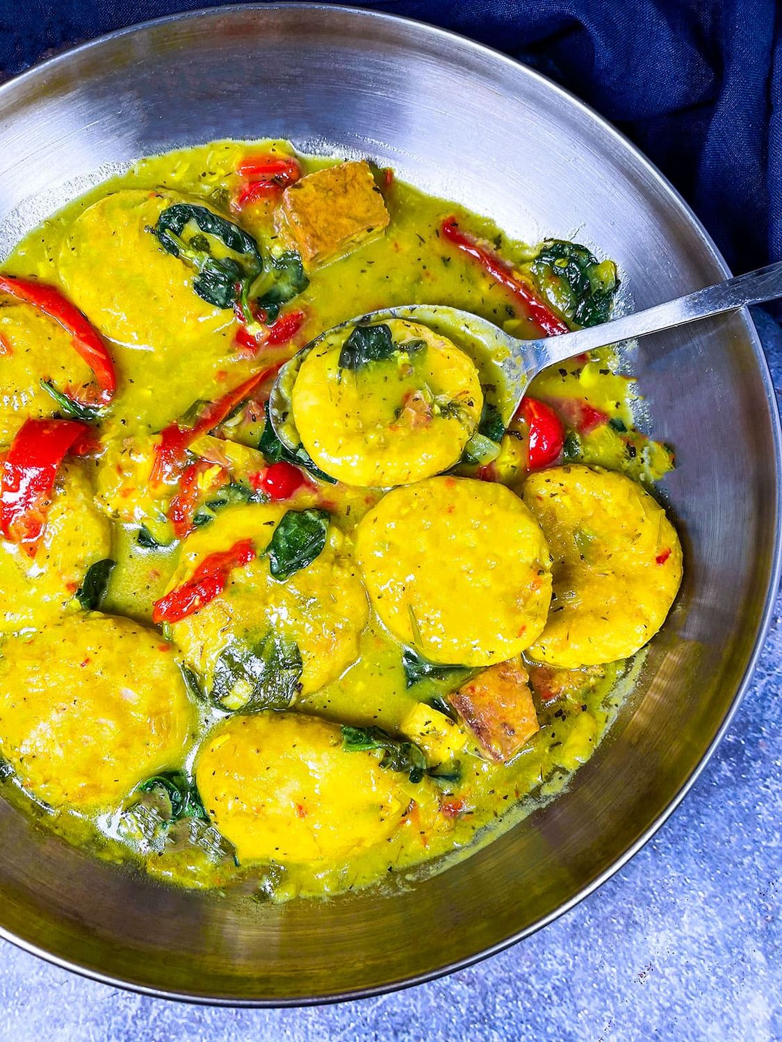 Hearty Yam and Plantain Dumplings