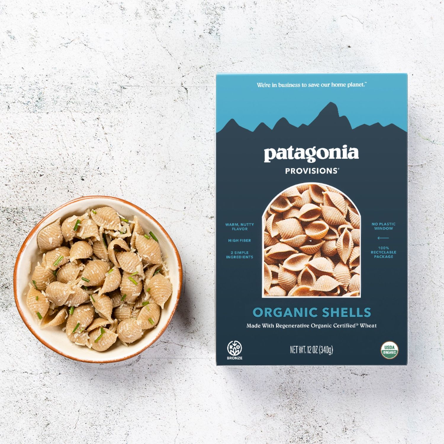 Organic Pasta Shells, 12 oz.