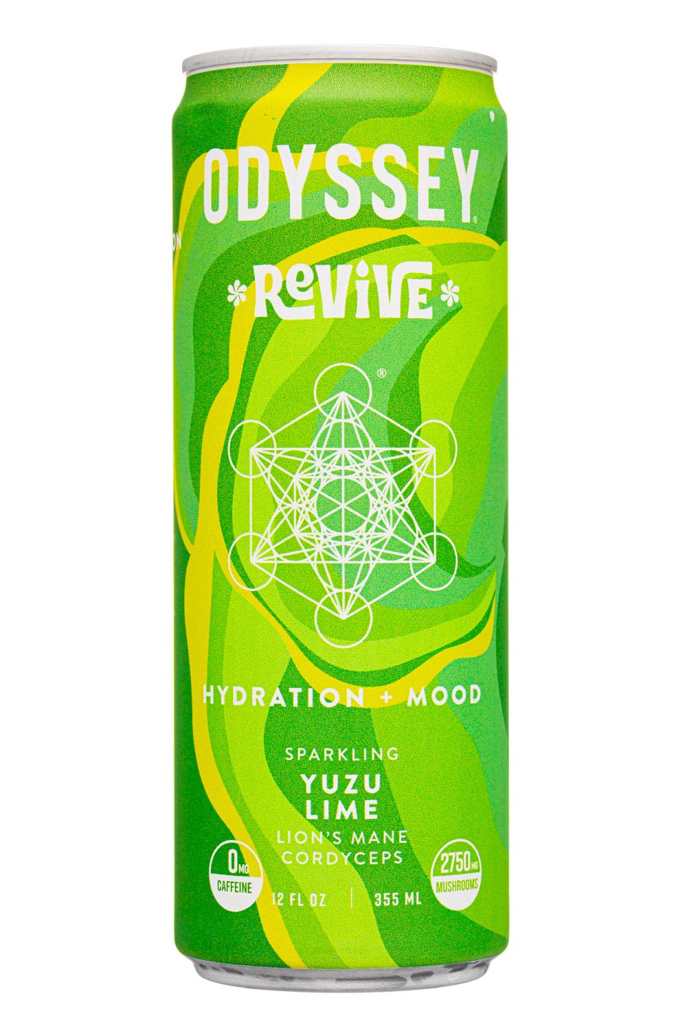 Yuzu Lime Revive Sparkling Mushroom Hydration