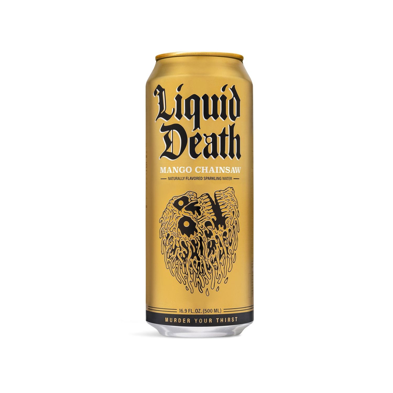 Liquid Death Mango Chainsaw, 12 oz.