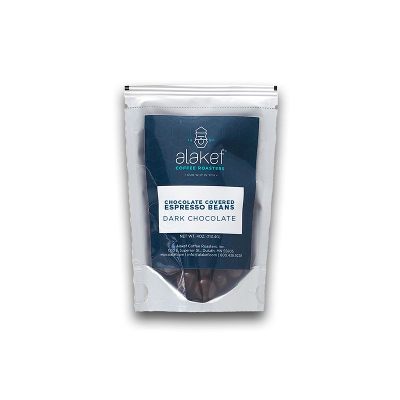 Dark Chocolate Covered Coffee Beans, 4 oz.