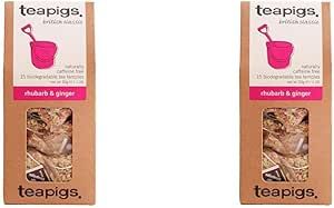 Rhubarb &amp; Ginger Tea - 2 Temples