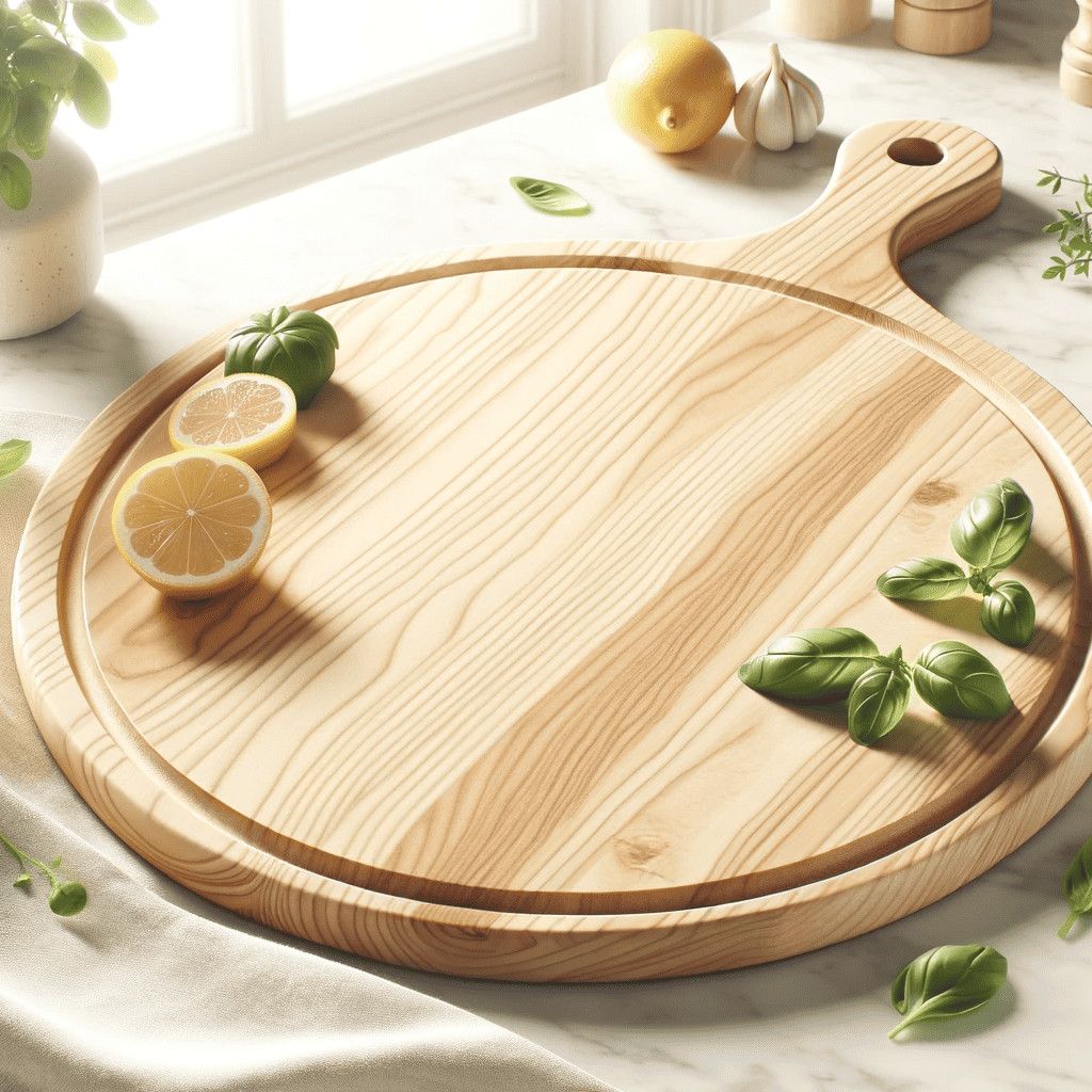 Reclaimed Birch Cutting Board, Square