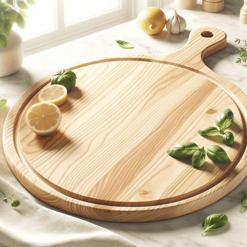Reclaimed Birch Cutting Board, Square
