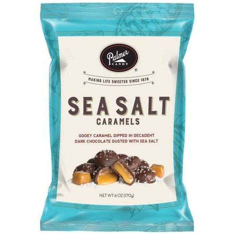 Palmer Chocolate Covered Sea Salt Caramels 6 oz