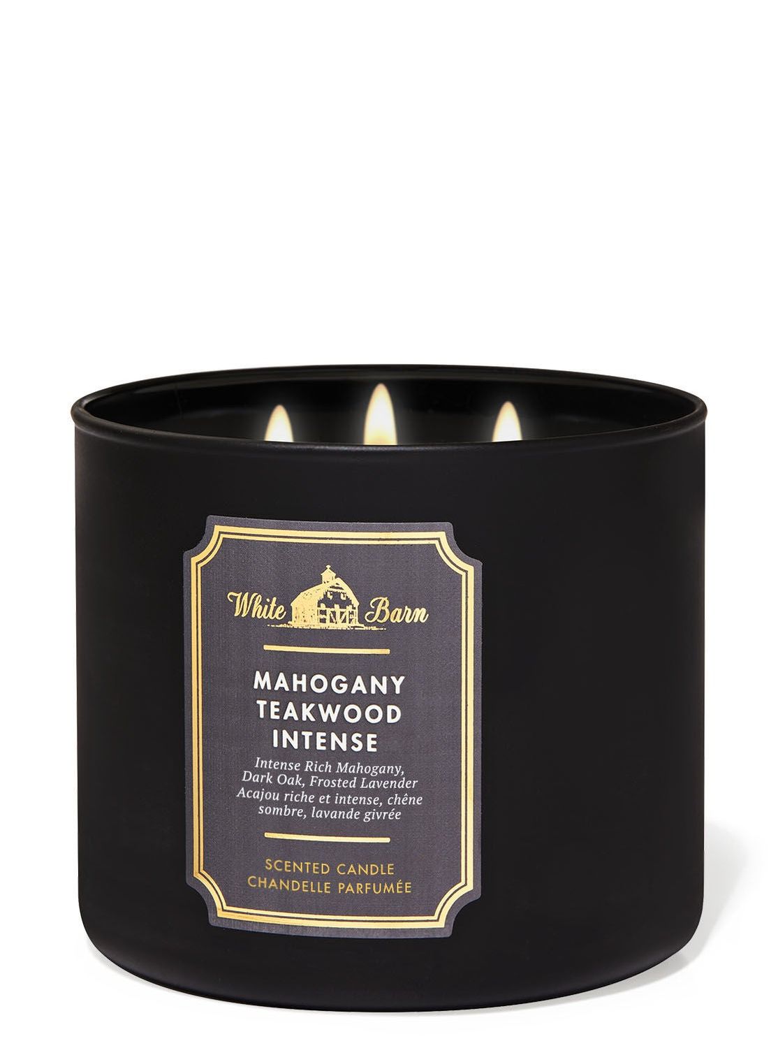 Mahogany Teakwood Wood Wick Candle