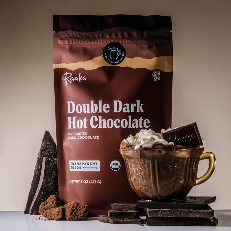 Double Dark Hot Chocolate | Raaka Chocolate