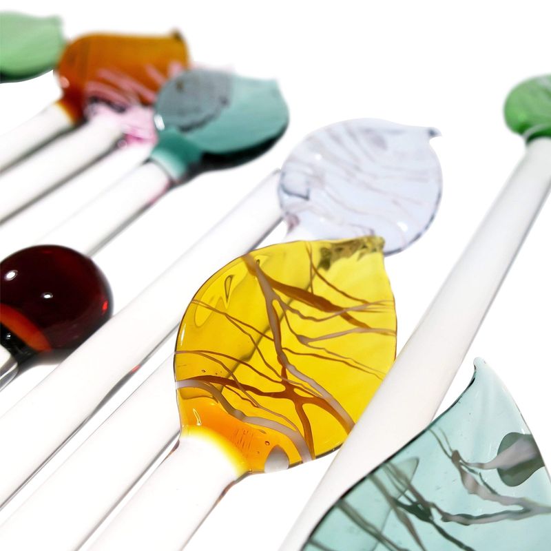 Swizzle Stir Sticks Chevron Cobalt