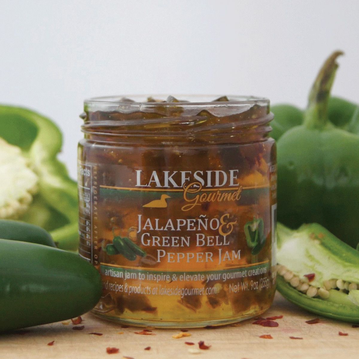 Jalapeno &amp; Green Bell Pepper Jam