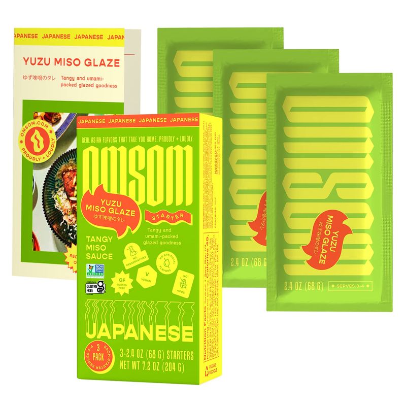 Japanese Yuzu Miso Glaze Sauce, 3-Pack