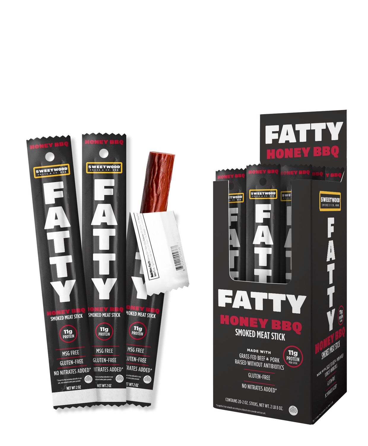 Fatty Meats Honey Barbecue Stick 2oz