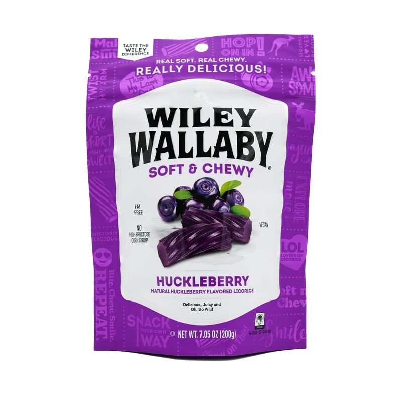 Wiley Wallaby Huckleberry Licorice 7.05 oz