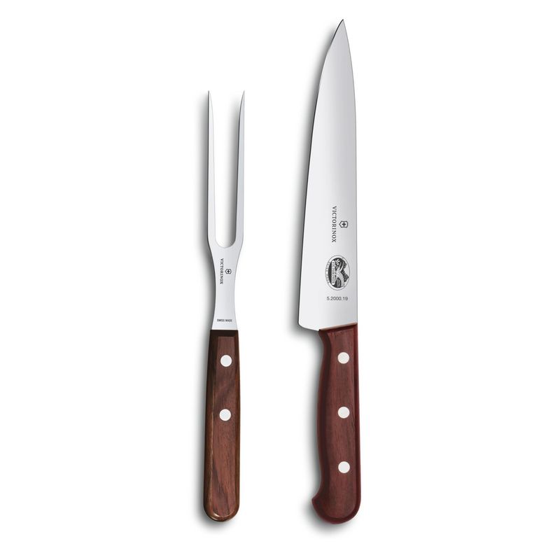 2-Piece Carving Set - Wood - Forged
