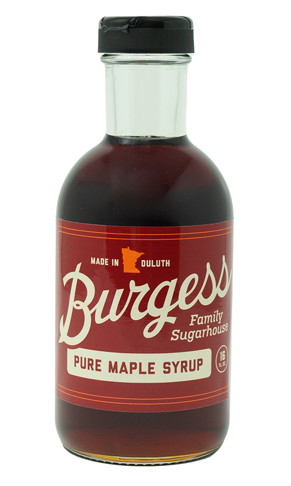 Burgess Family Sugarhouse Maple Syrup Jar 32 oz