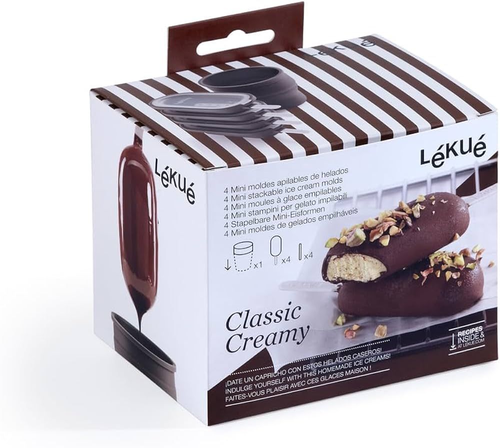 Classics Creamy Ice Molds 4 Units + Collap. Choco Melting