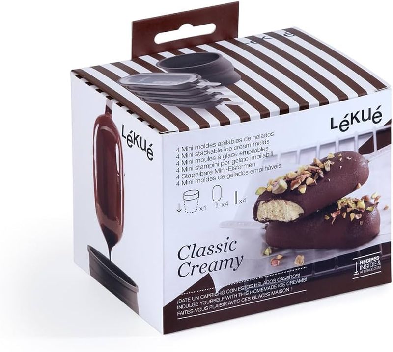 Classics Creamy Ice Molds 4 Units + Collap. Choco Melting