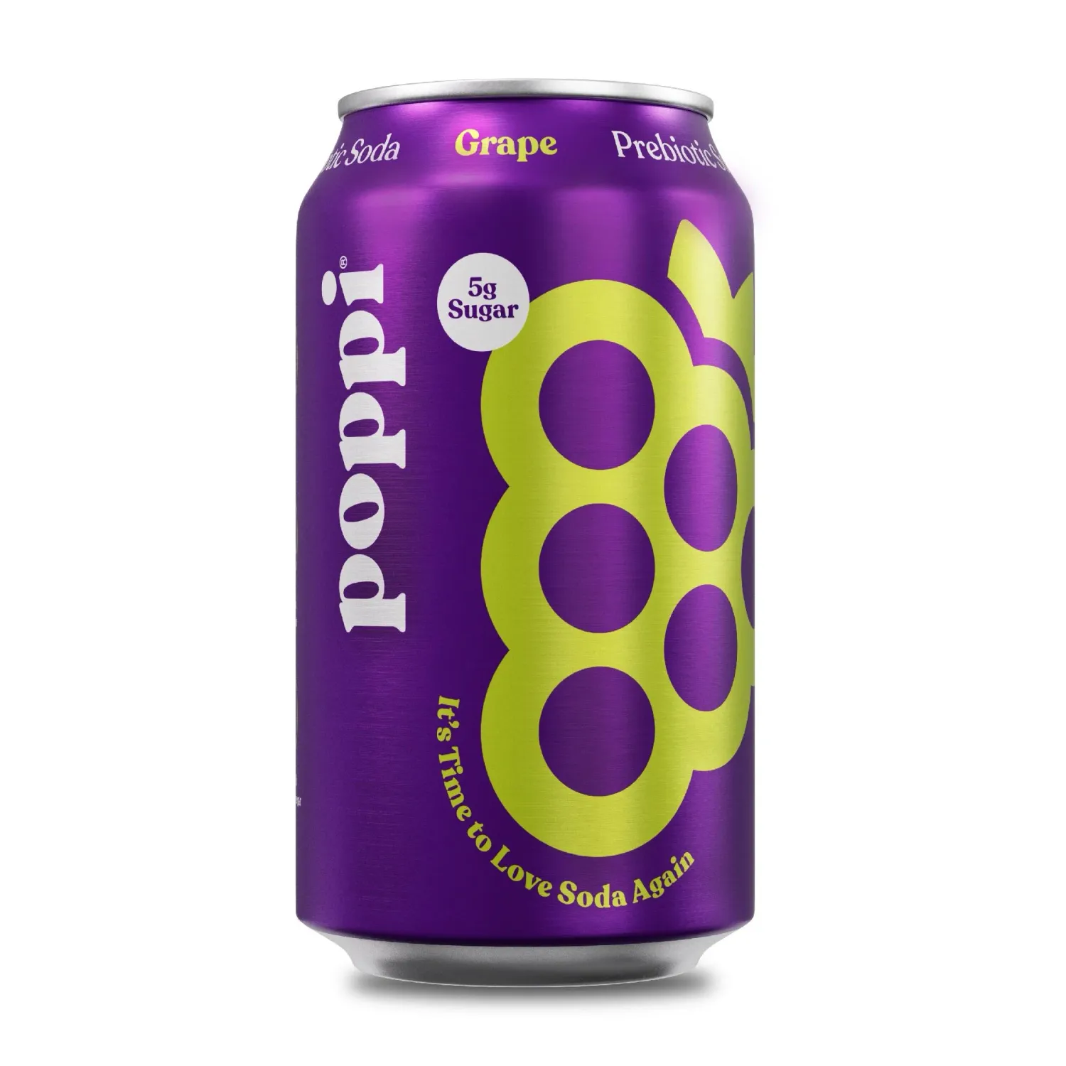 Poppi Grape  Prebiotic Soda