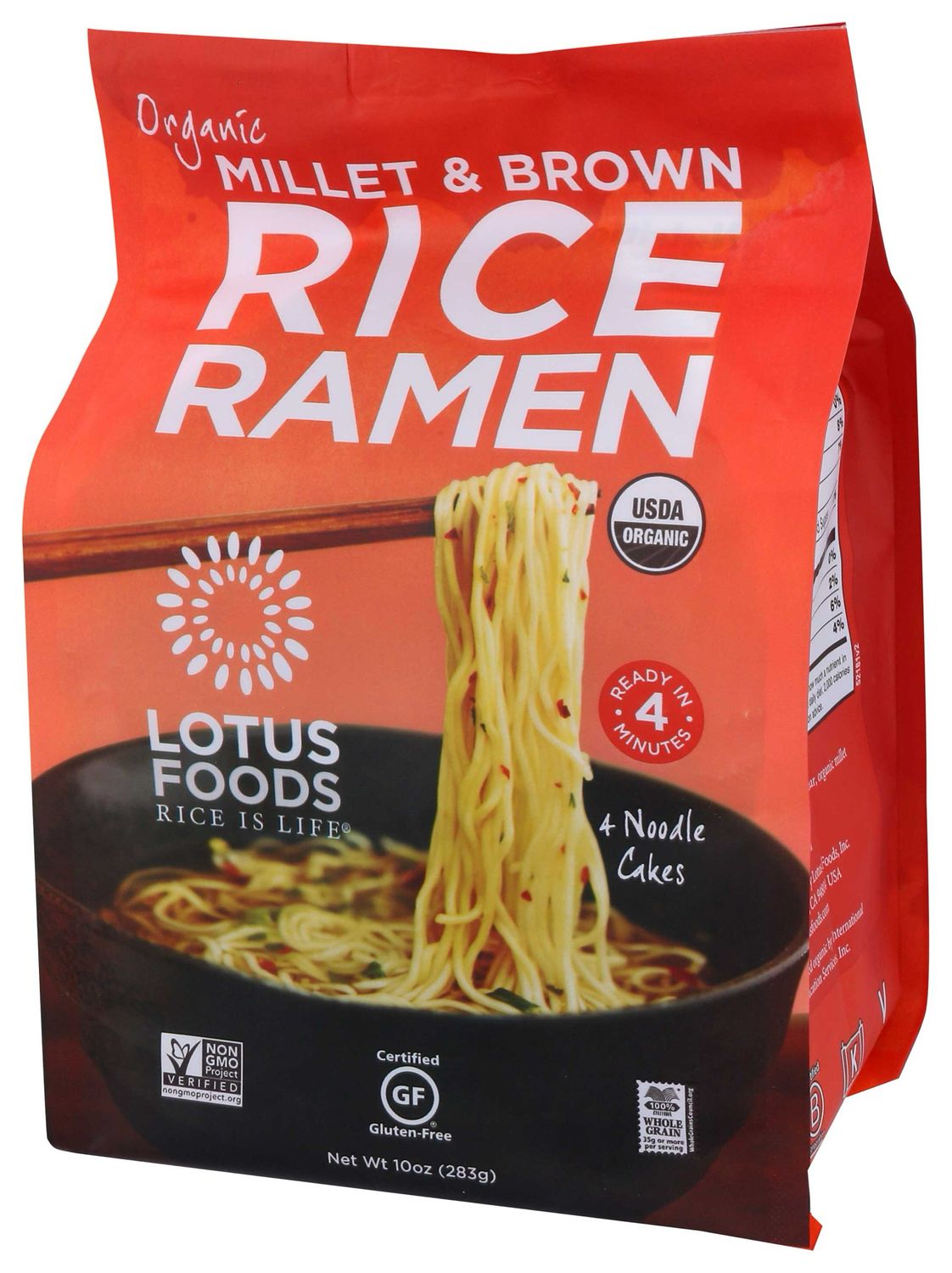 Organic Millet &amp; Brown Rice Ramen, 4 pk.