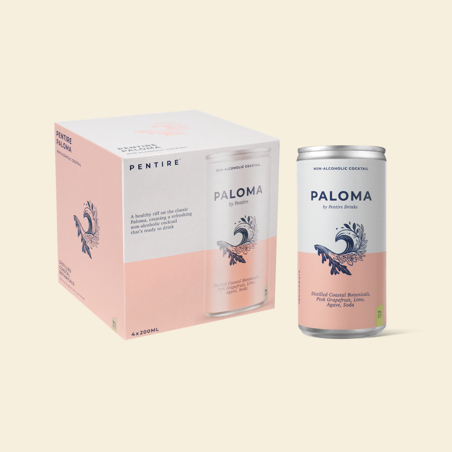 Paloma Non-Alcoholic Cocktail, 4 pack