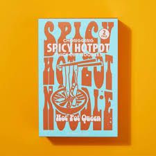 Spicy Hotpot Thick Cut Noodles (Pack of 2)