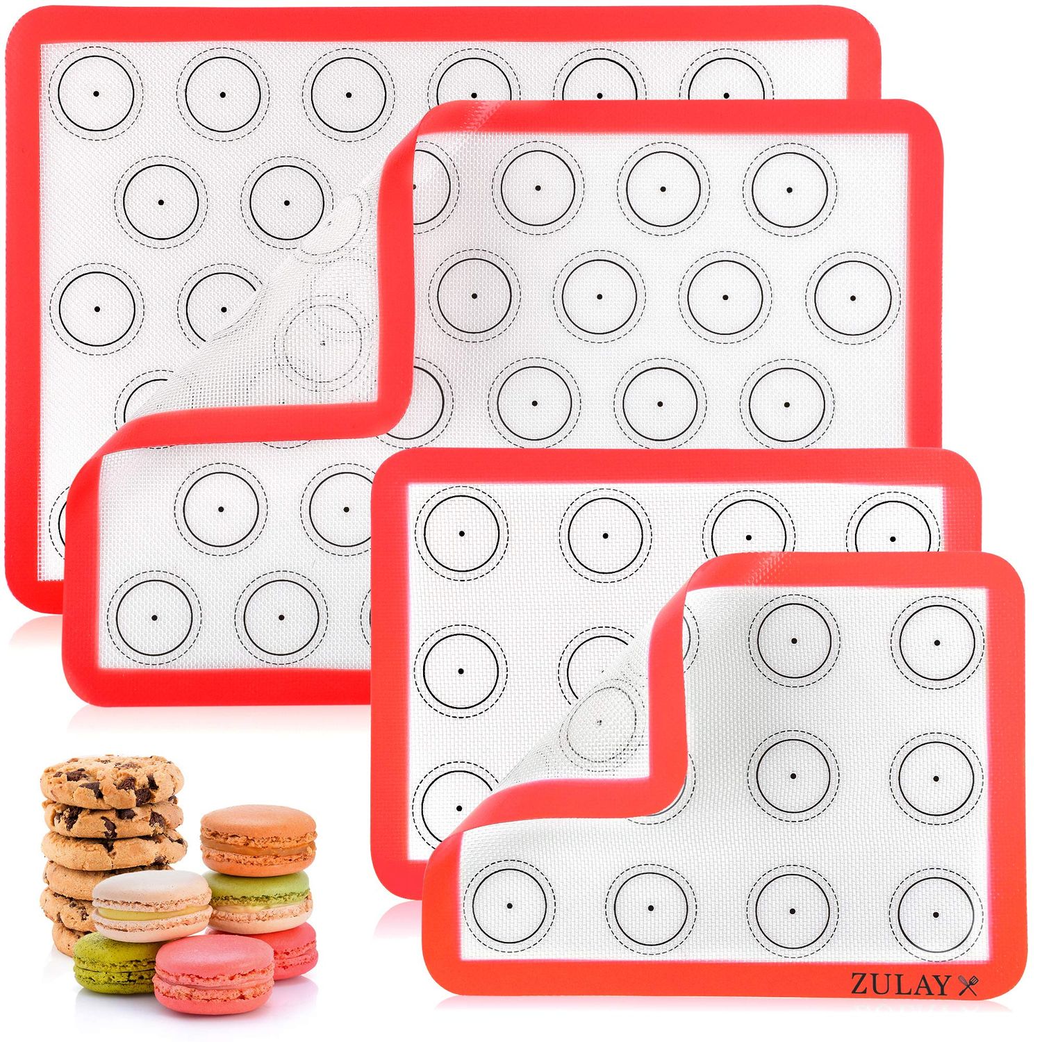 Silicone Macaron Baking Mats set of 4