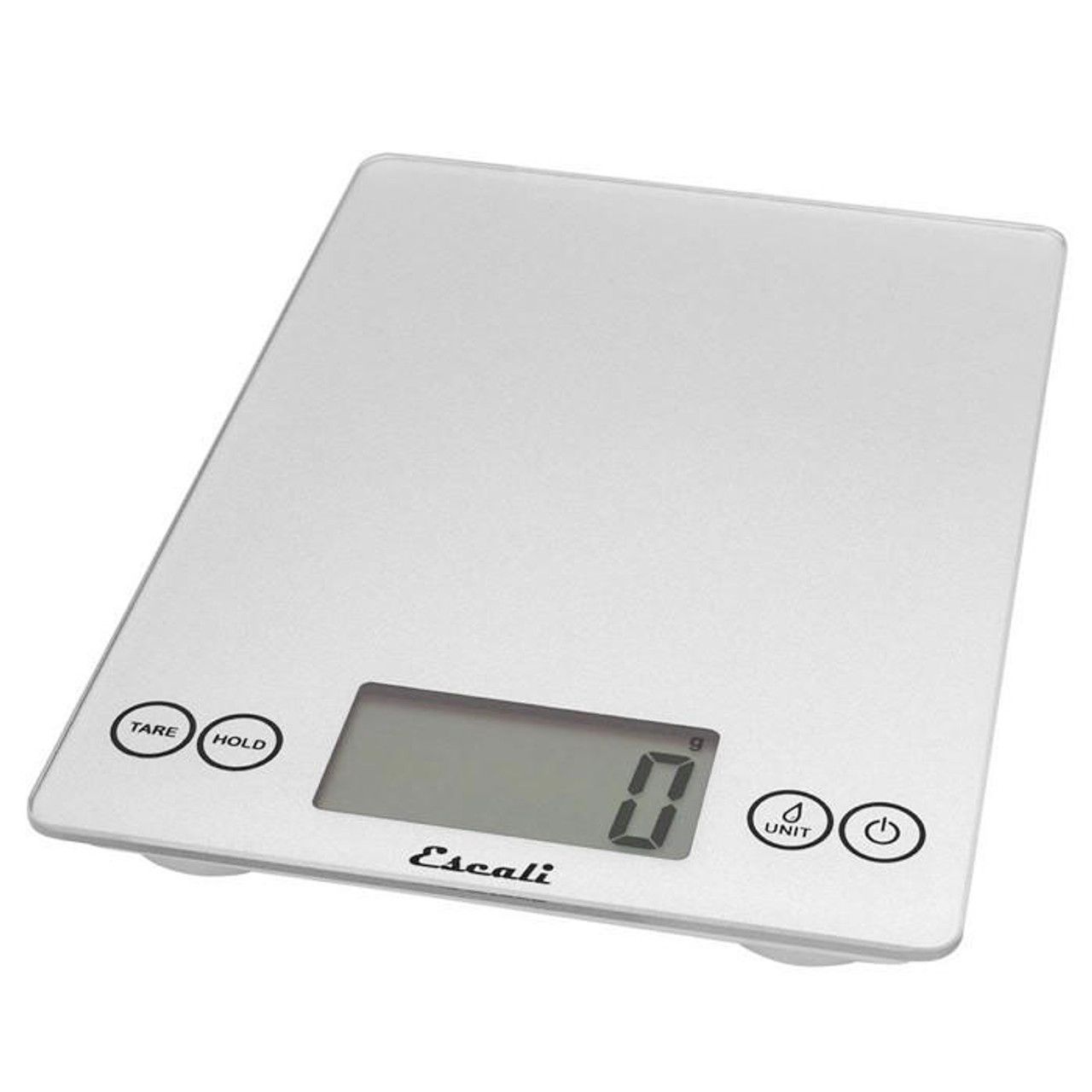 Arti Glass Digital Scale – Shiny Silver