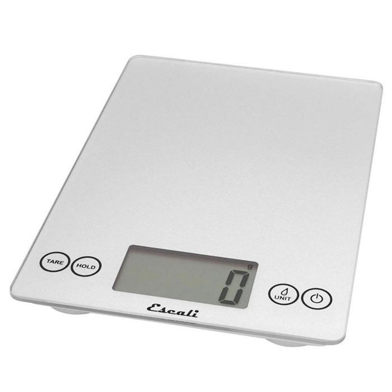 Arti Glass Digital Scale – Shiny Silver