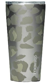 Corkcicle Tumbler 16oz, Snow Leopard