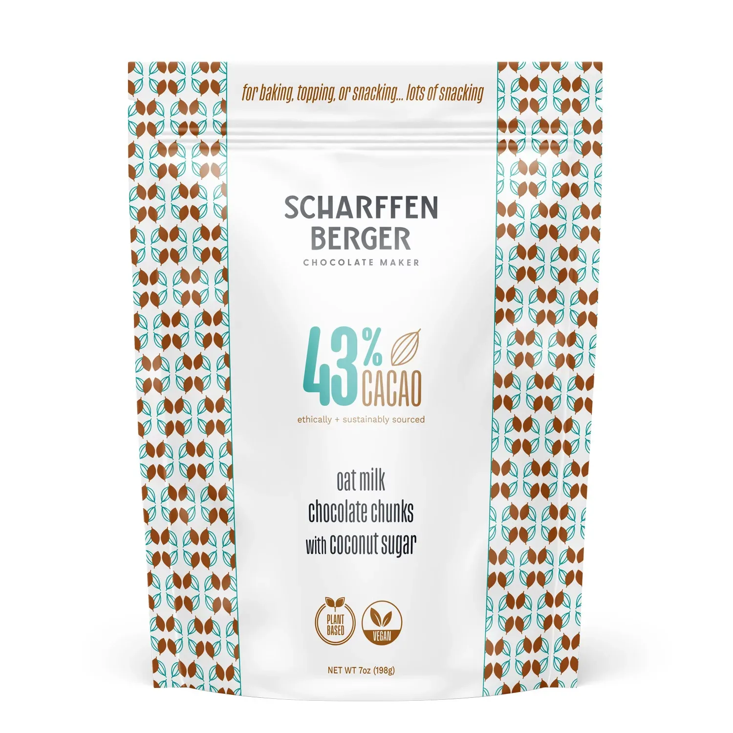 Vegan 43% Cacao Oat Milk Chocolate Baking Chunks