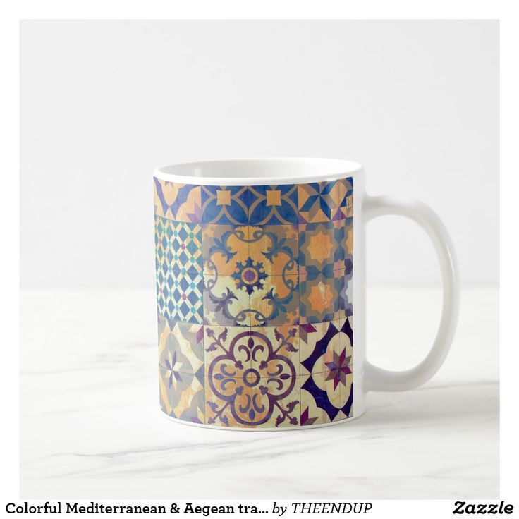 Aegean Design Barrel Mug