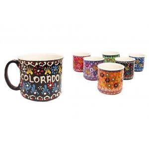 Dantel Design Ceramic Barrel Mug