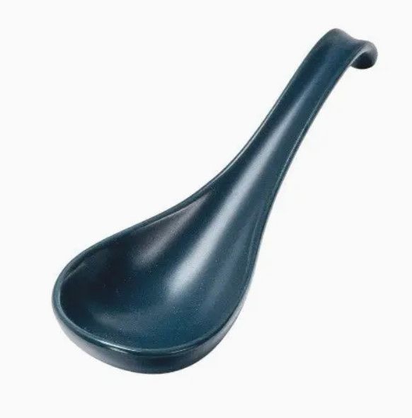 5.9&quot;L Porcelain Soup Spoon Navy