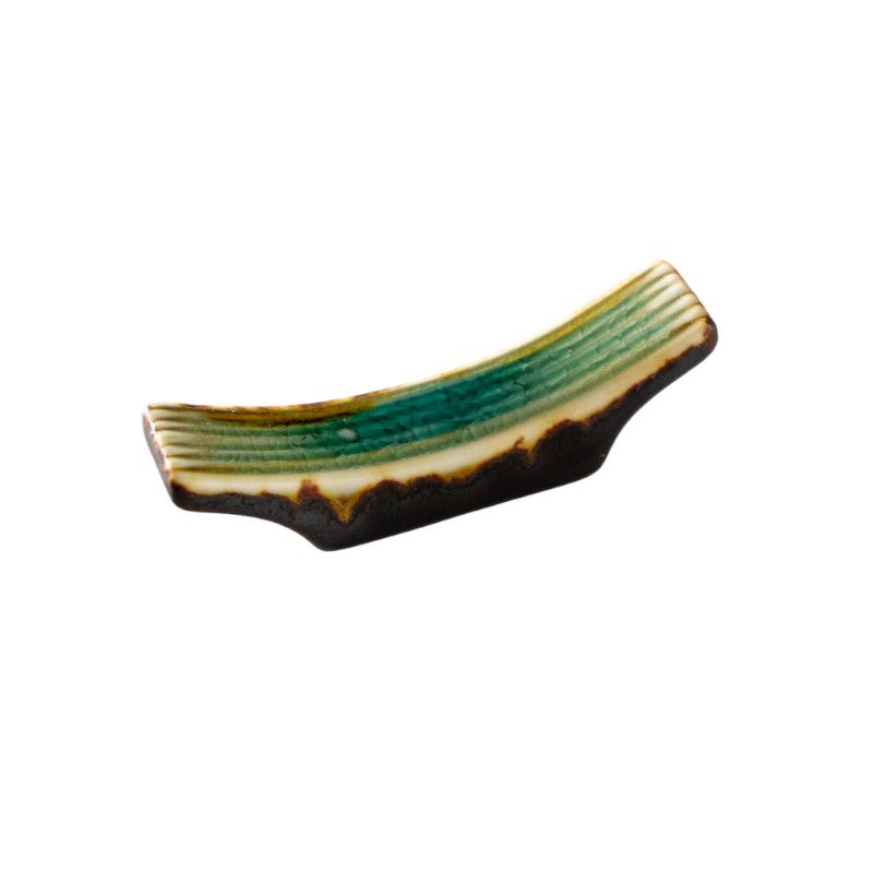 Midori Kanyu Porcelain Chopsticks Rest 2.5&quot;L