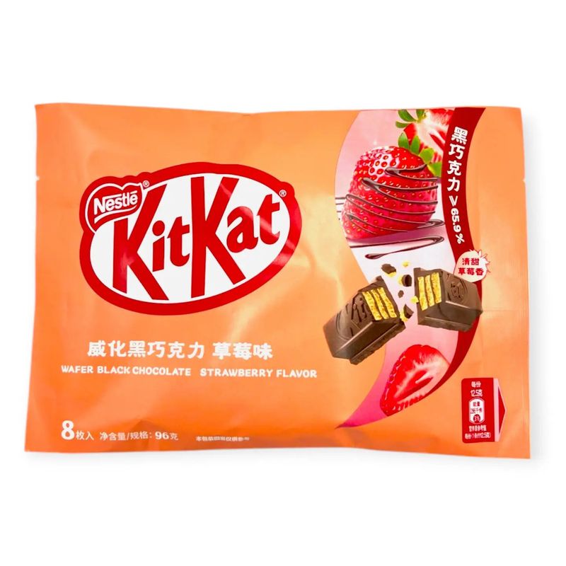 Kitkat Wafer Black Chocolate Strawberry (China)