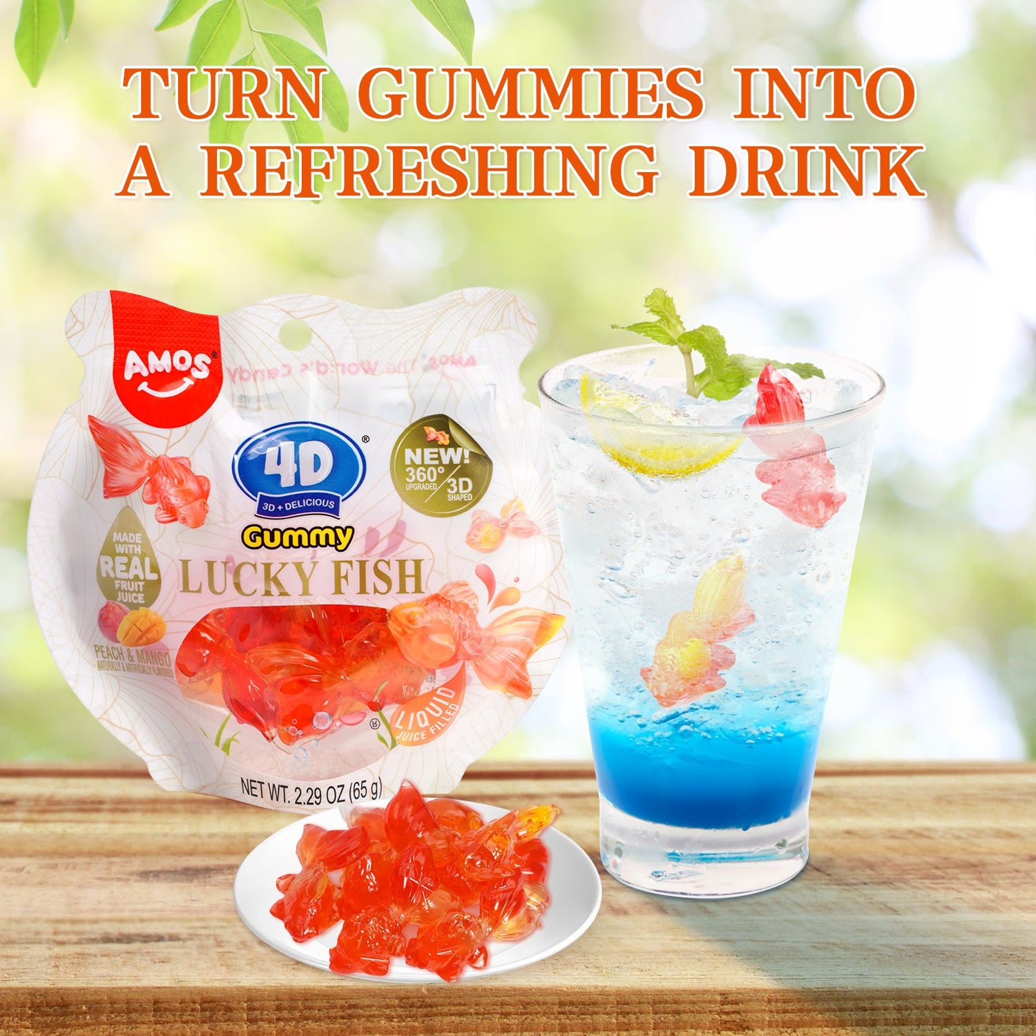 4D Lucky Koi Jelly Gummy Candy