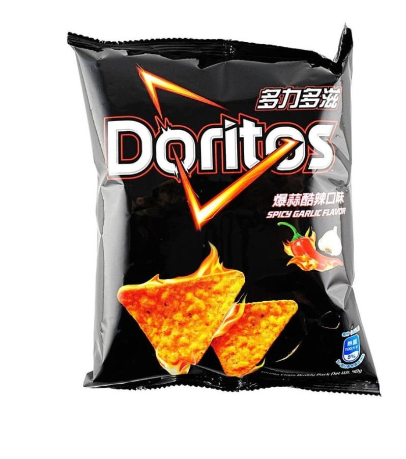 Corn Chips , Spicy Garlic Flavor,1.41 oz