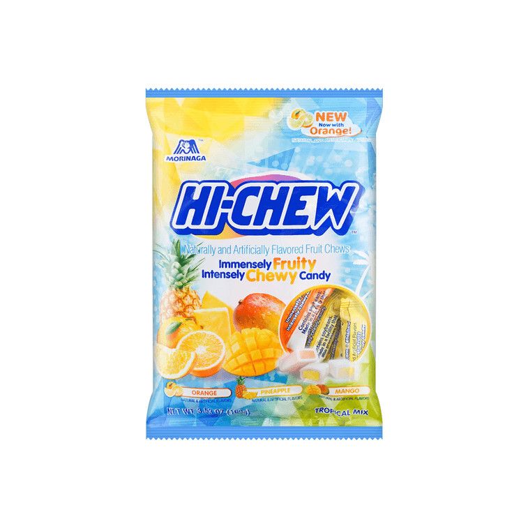 3 Flavor Tropical Mix Soft Jelly Gummy Candy 100g