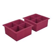 Elements XL Ice Cube Trays (Set of 2) – Sangria