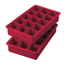 Perfect Cube Ice Trays (Set of 2) – Cayenne