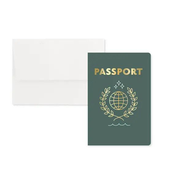 UWP Passport Pop-Up Card | UWP Luxe