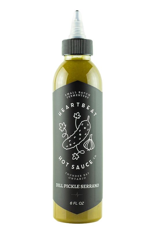 Heartbeat Dill Pickle Serrano Hot Sauce