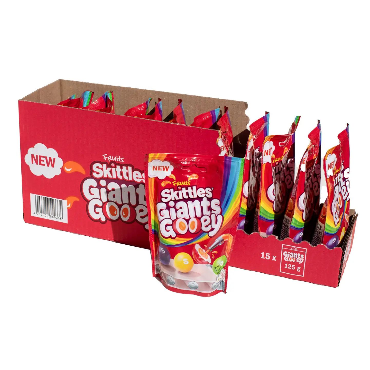 Limited Import - Skittles Giants Gooey 132g