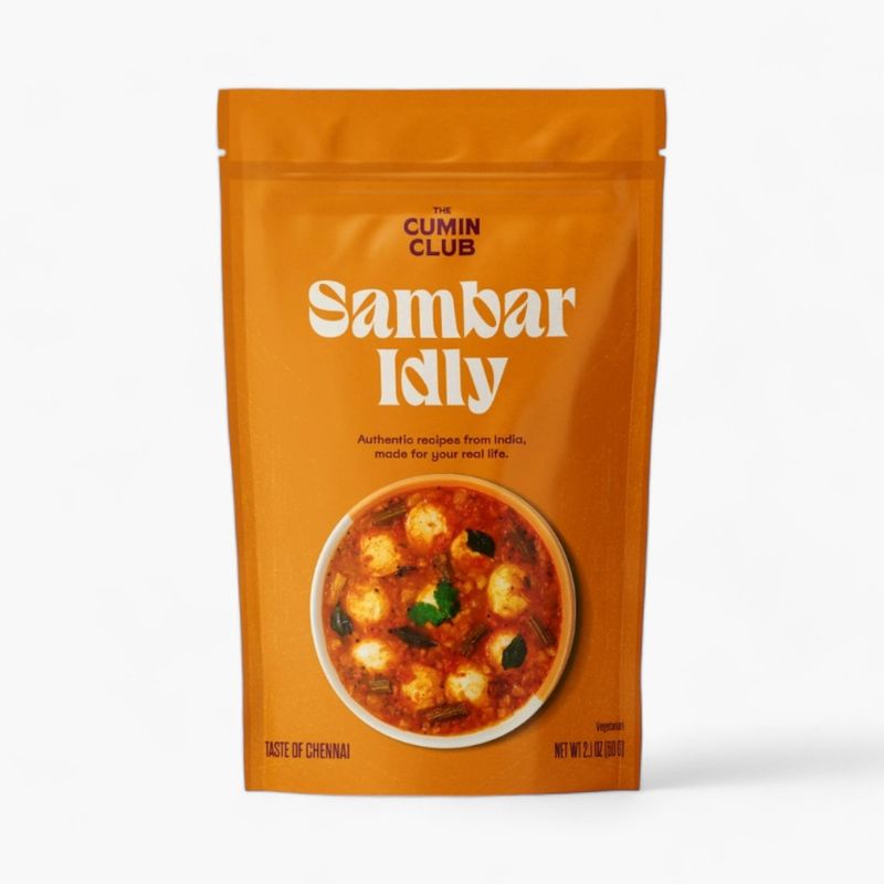 Sambar Idly - Ready To Eat Indian Meal Kit