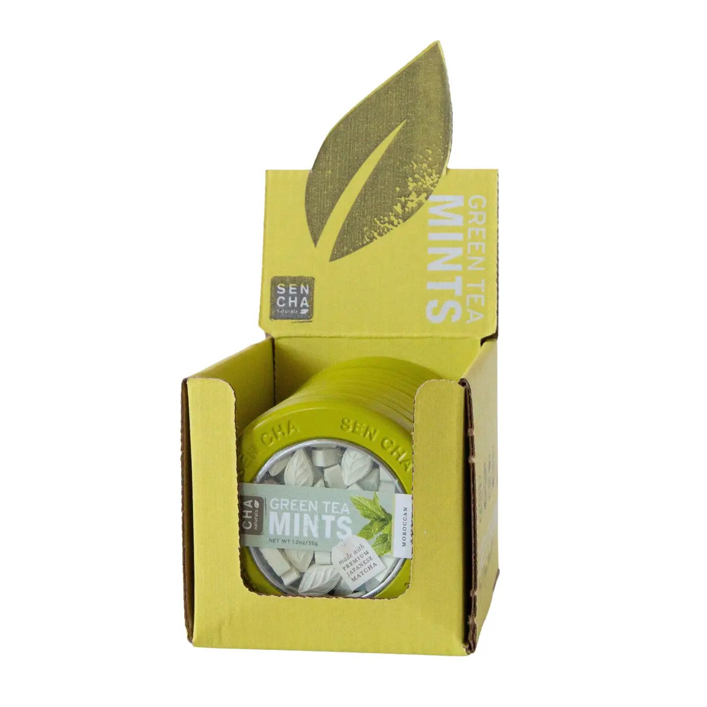 Green Tea Mints Canisters - Moroccan Mint Flavor
