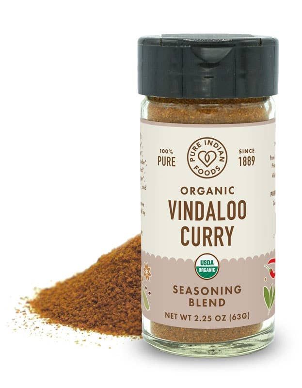 Vindaloo Curry Seasoning, Certified Organic